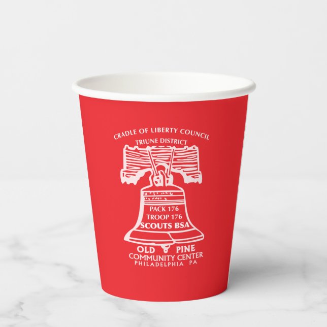Paper Cups - Red (Back)