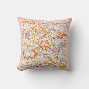 Paper daises strawflowers  cushion
