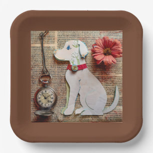 Paper Dog Paper Plate