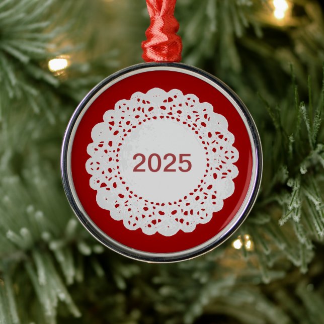 Paper Doilies Metal Tree Decoration (Tree)