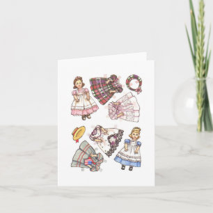Paper Doll Note Card