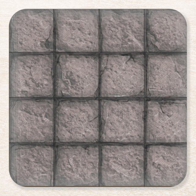 Paper dungeon tile coaster room (Front)