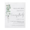 PAPER Eucalyptus Wedding Evening Party Invitation
