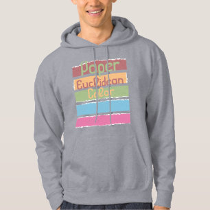 Paper Euclidean Colour  Hoodie