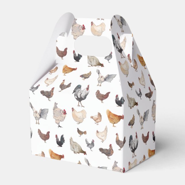 Paper Favour Box, Gable 4x2.5x5 Box (Front Side)