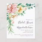 PAPER Floral Bridal Shower Invitation
