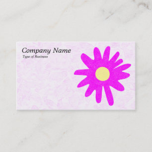 Paper Flower - Magenta Business Card
