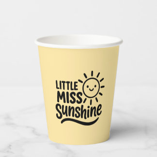 Paper Glass - Little Miss Sunshine Cups