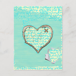 paper hearts Postcard