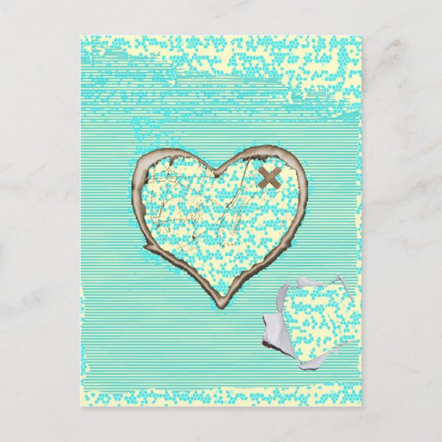 paper hearts Postcard (Front)