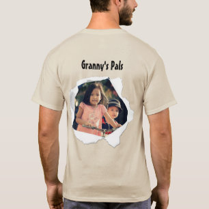 Paper Hole Add Your Photo Custom T-Shirt