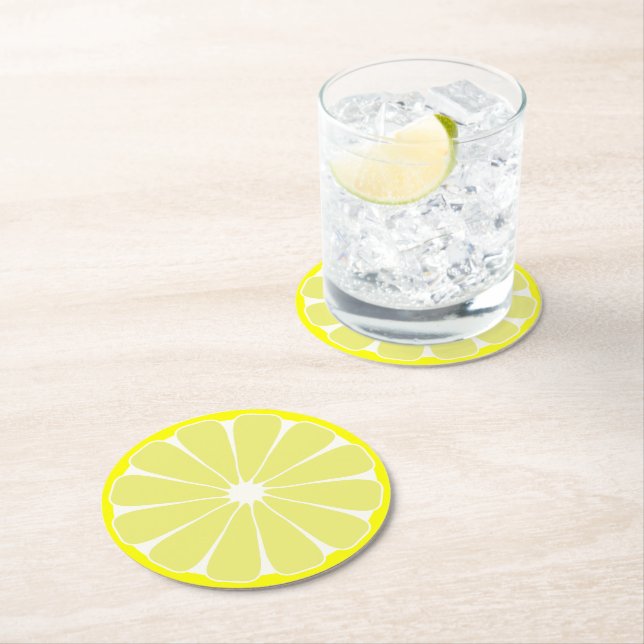 Paper Lemon Coasters (Insitu)