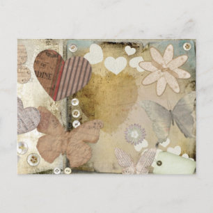 Paper love postcard