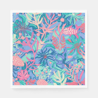 Paper luncheon napkin in stylish graphic