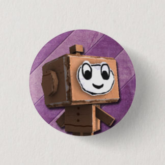 Paper Monsters Rock and Roll Button