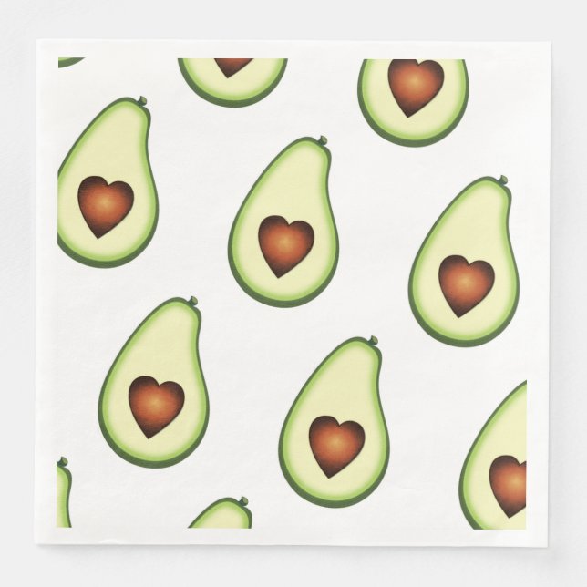 Paper Napkin - Avocado (Front)