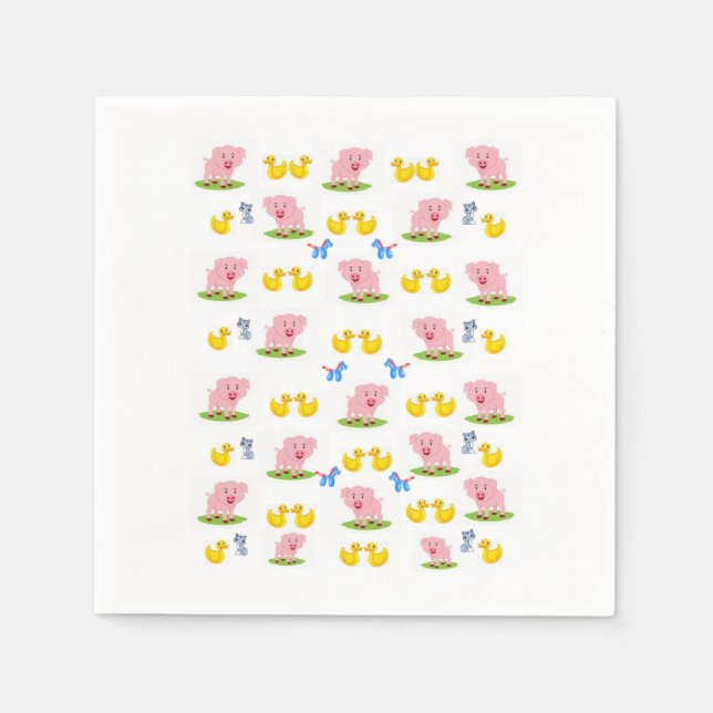 Paper Napkin Ducks (Front)