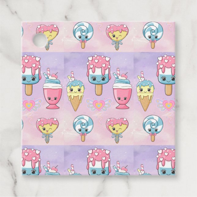 Paper Napkin Favour Tags (Front)