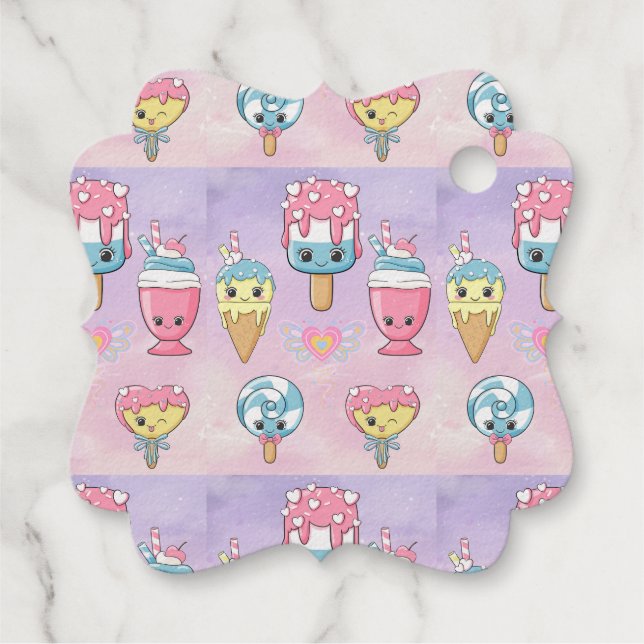 Paper Napkin Favour Tags (Back)