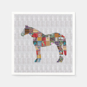 Paper Napkin - Horse Race ART by  Navin JOSHI