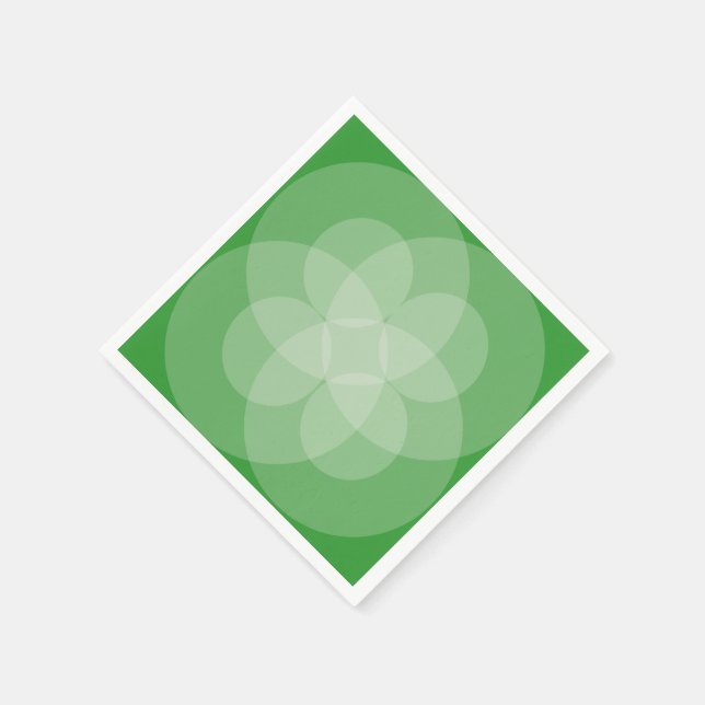 Paper Napkin - Intersecting Circles (Corner)