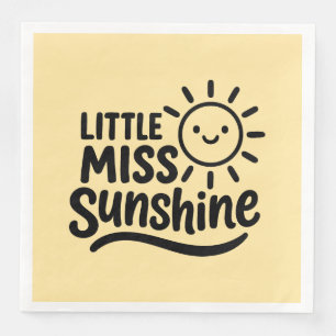 Paper napkin - Little Miss Sunshine