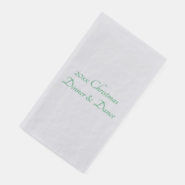 Paper Napkin Silver Guest Towel (Corner)