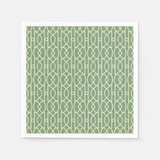 Paper Napkin - TRELLIS - GREEN