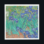 PAPER NAPKIN : VAN GOGH IRISES<br><div class="desc">PAPER NAPKIN : VAN GOGH : IRISES</div>