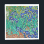 PAPER NAPKIN : VAN GOGH IRISES<br><div class="desc">PAPER NAPKIN : VAN GOGH : IRISES</div>