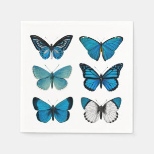 PAPER NAPKIN : VINTAGE BUTTERFLIES
