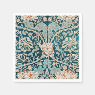 PAPER NAPKIN : WILLIAM MORRIS : HONEYSUCKLE