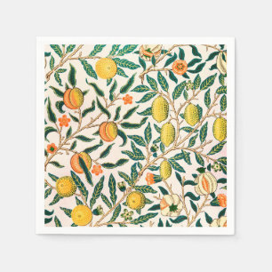 PAPER NAPKIN : WILLIAM MORRIS : POMEGRANATES