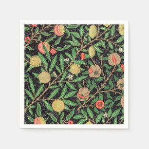 PAPER NAPKIN : WILLIAM MORRIS : POMEGRANATES