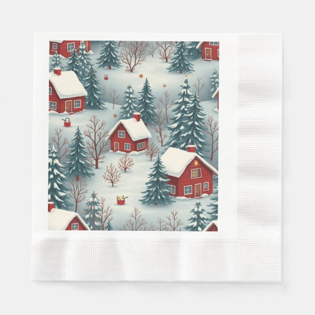 Paper Napkin(winter) Napkin (Front)