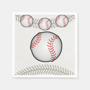 Paper Napkins Baseball