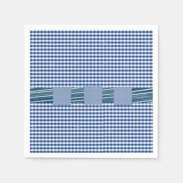 Paper Napkins Blue (Front)