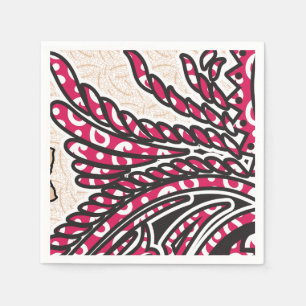 Paper Napkins Bold Artistic Party Décor