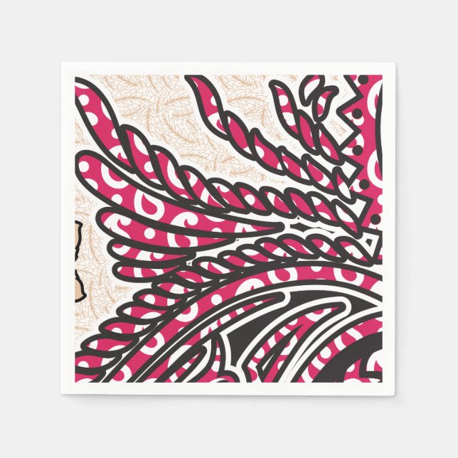 Paper Napkins | Bold Artistic Party Décor (Front)