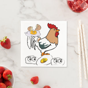Paper Napkins, Chicken Eggs Napkins