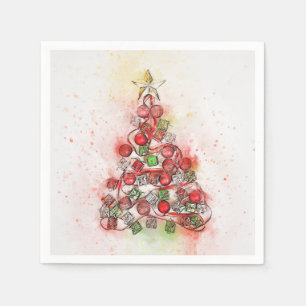 Paper Napkins.  Christmas. Napkin