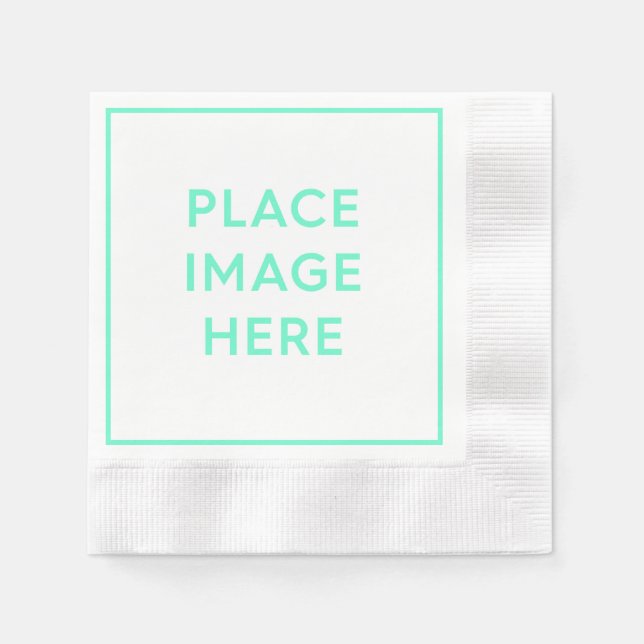 Paper Napkins, Coined Cocktail Napkin (Front)