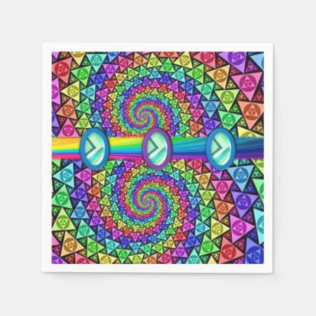 Paper Napkins Colourful (Front)