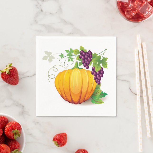 Paper Napkins-Fall Harvest Napkin (Insitu)
