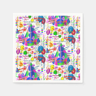 Paper Napkins February, 11 Birthday