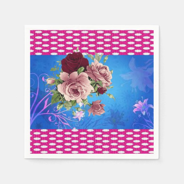 Paper Napkins Floral (Front)