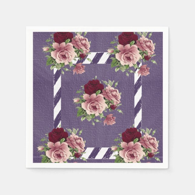 Paper Napkins Floral (Front)
