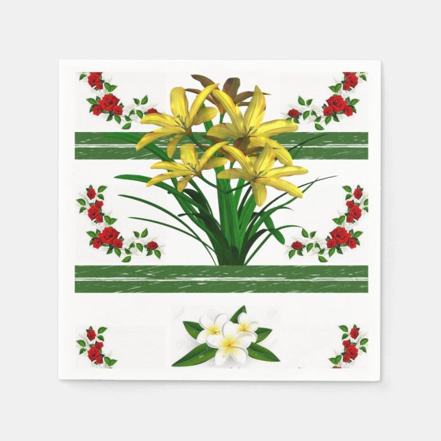 Paper Napkins Floral (Front)