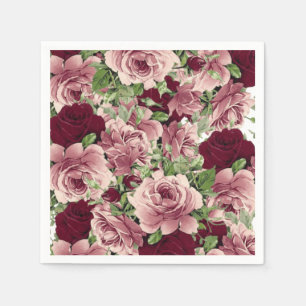 Paper Napkins Floral