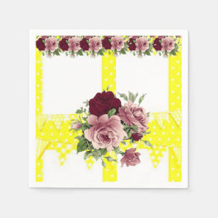 Paper Napkins Floral